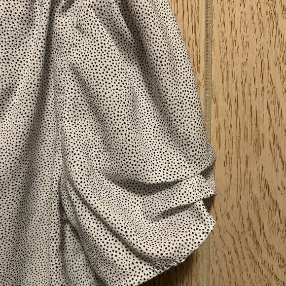 Carolina Belle blouse, S/P, white w/ black dots - Picture 7 of 8